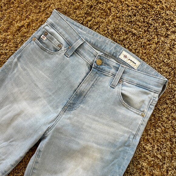 AG ADRIANO GOLDSCHMEID The Mari Crop High Rise Slim Straight Jeans in Size 27 - Picture 4 of 9